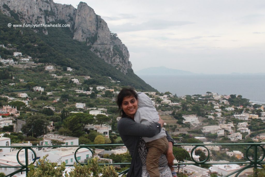 Capri view from the top