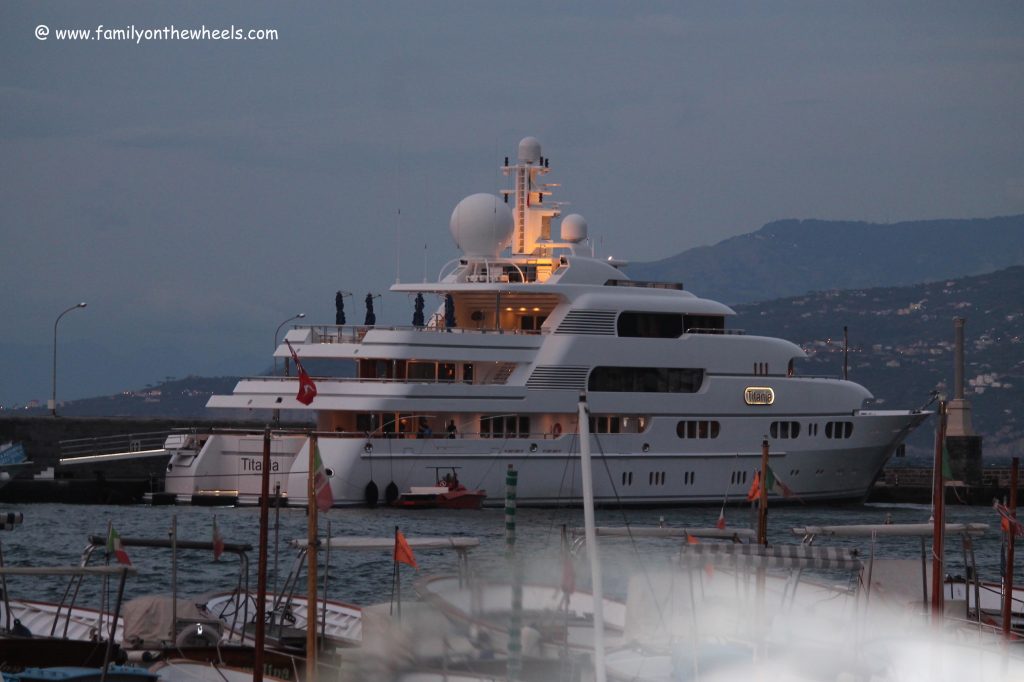 Ship at Capri