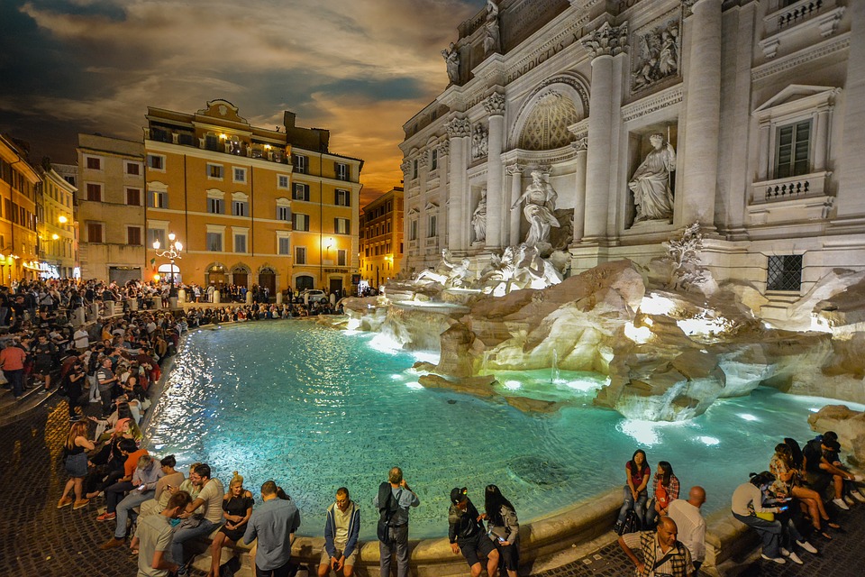 Trevi fountain Rome