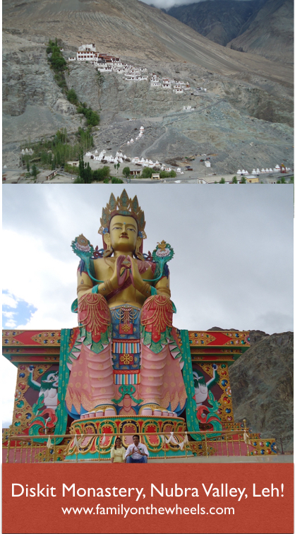 Diskit Monastery, Nubra Valley, leh View